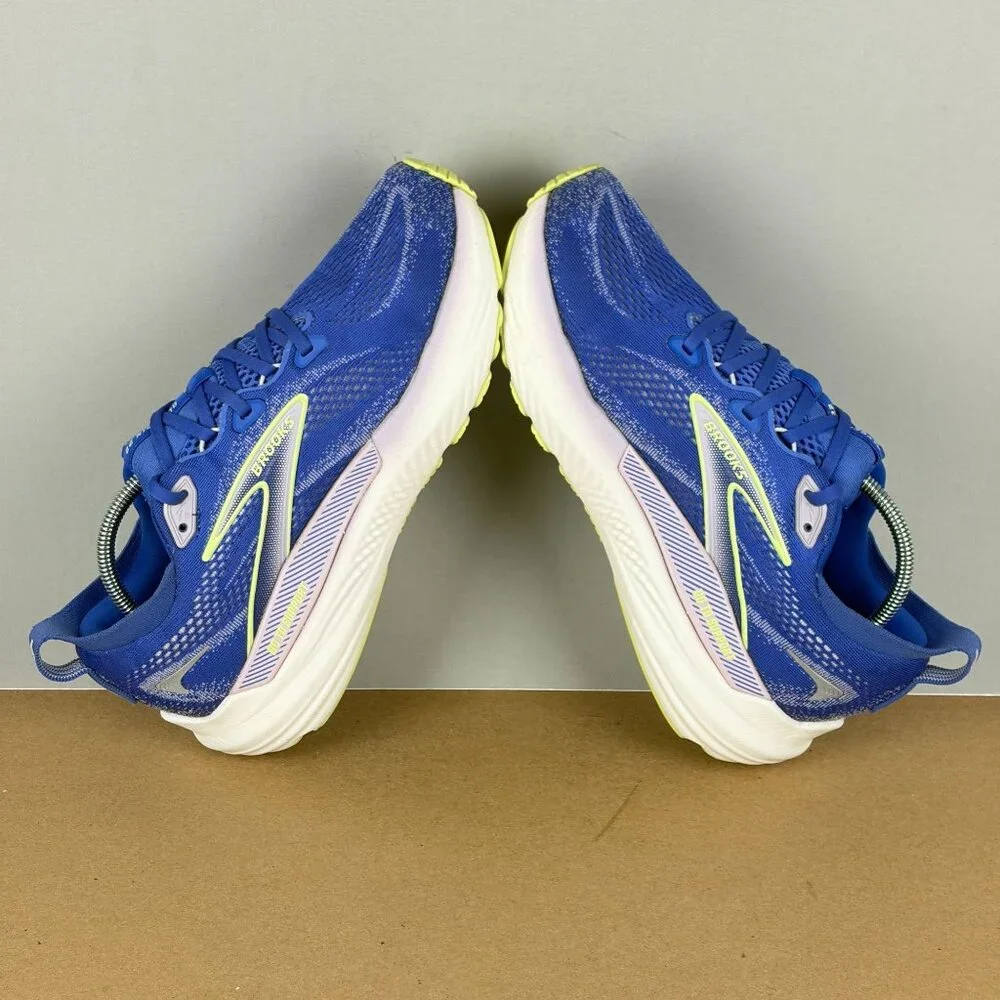 Brooks Glycerin GTS 22 Athletic Running Shoes Womens 8.5 Blue White Low Top - Picture 6 of 10